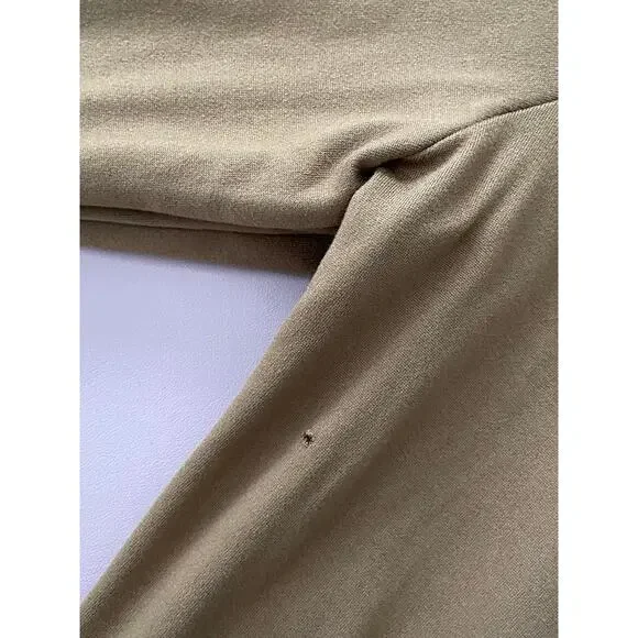 Bumpsuit Penelope Maternity Jumpsuit Turtleneck Long Sleeve Mocha Pregnant Sz S